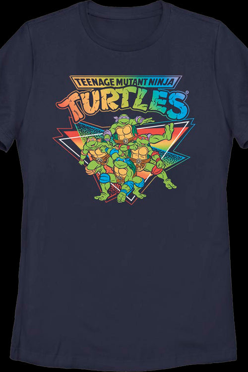 Womens Retro Teenage Mutant Ninja Turtles Shirtmain product image