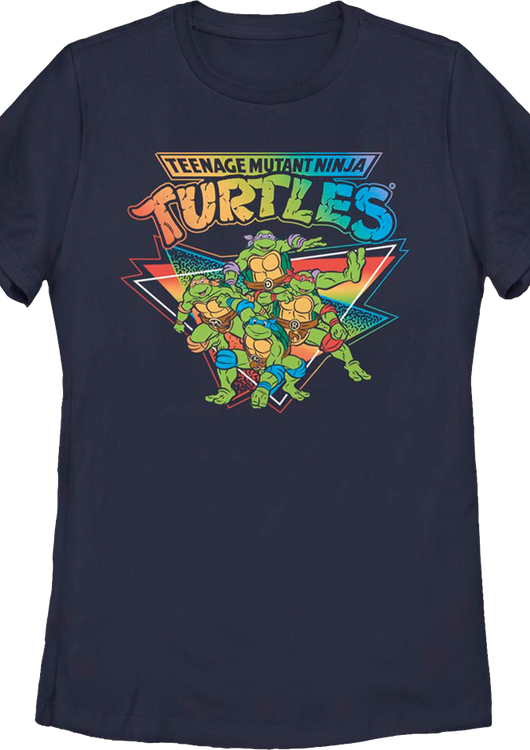 Womens Retro Teenage Mutant Ninja Turtles Shirt - main product image