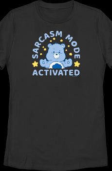 Womens Sarcasm Mode Activated Care Bears Shirt