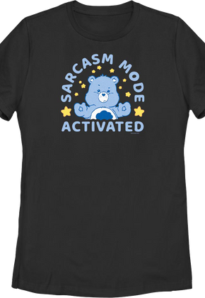 Womens Sarcasm Mode Activated Care Bears Shirt