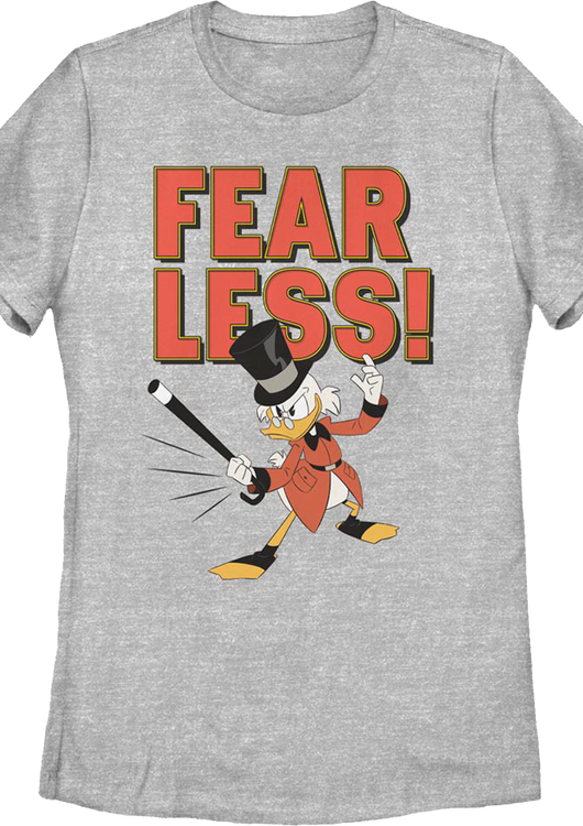 Womens Scrooge McDuck Fearless DuckTales Shirt - main product image