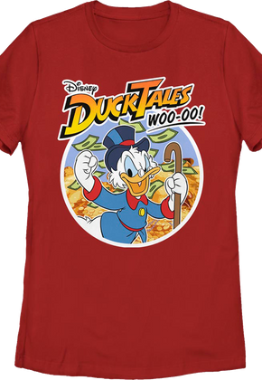 Womens Scrooge McDuck Money Vault DuckTales Shirt