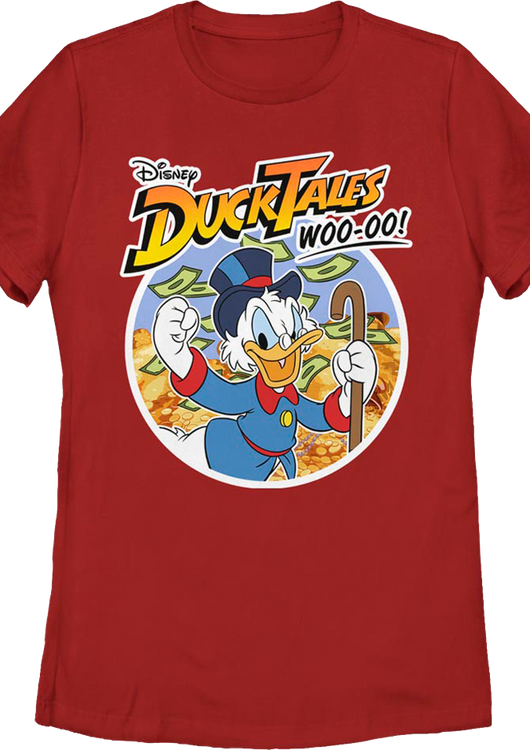 Womens Scrooge McDuck Money Vault DuckTales Shirt - main product image