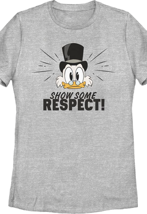 Womens Scrooge McDuck Show Some Respect DuckTales Shirt