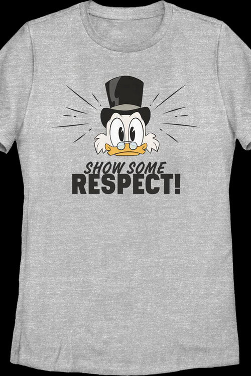 Womens Scrooge McDuck Show Some Respect DuckTales Shirtmain product image