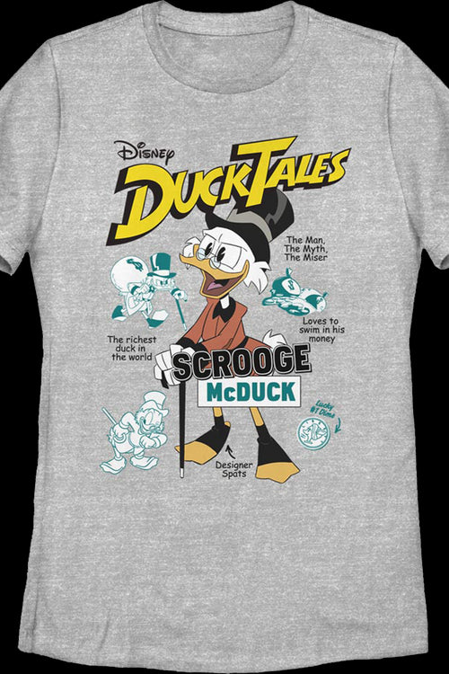Womens Scrooge McDuck The Man The Myth The Miser DuckTales Shirtmain product image