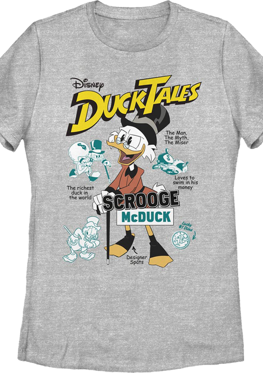 Womens Scrooge McDuck The Man The Myth The Miser DuckTales Shirt - main product image