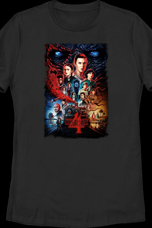 Womens Season 4 Poster Stranger Things Shirtmain product image