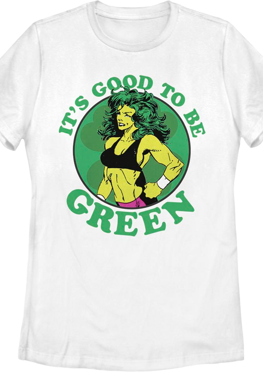 Women's She-Hulk It's Good To Be Green Marvel Comics Shirt - main product image