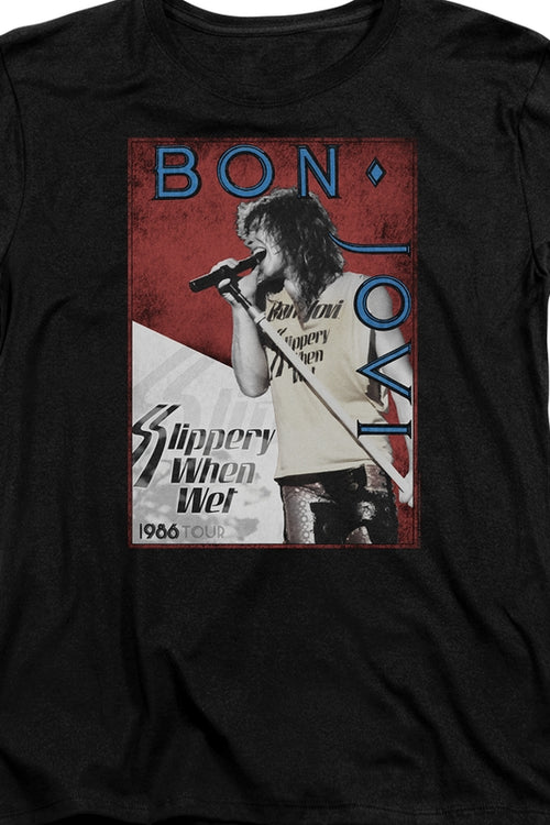 Womens Slippery When Wet Tour Bon Jovi Shirtmain product image