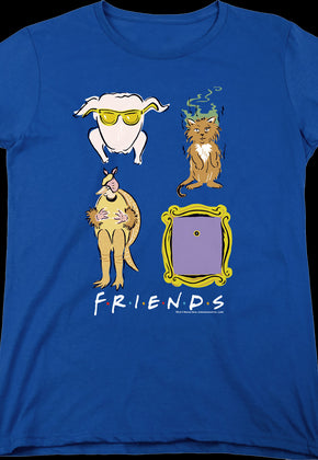 Womens Symbols Friends Shirt