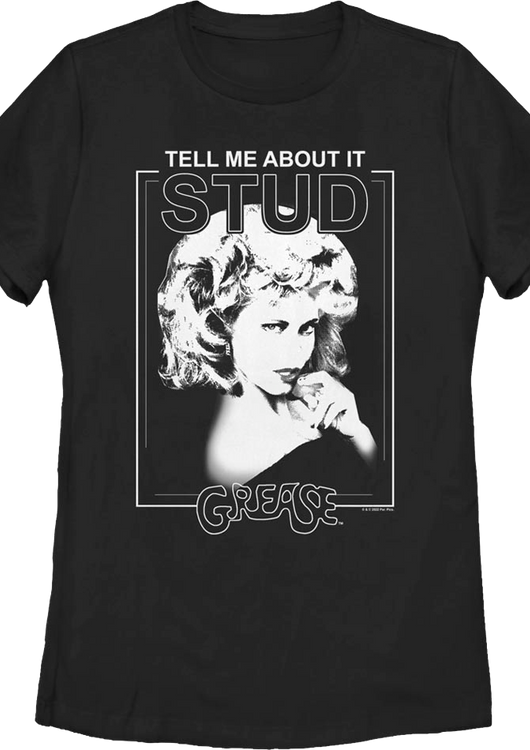 Womens Tell Me About It Stud Grease Shirt - main product image