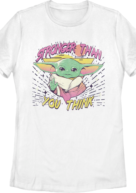 Womens The Child Stronger The Mandalorian Star Wars Shirt - main product image