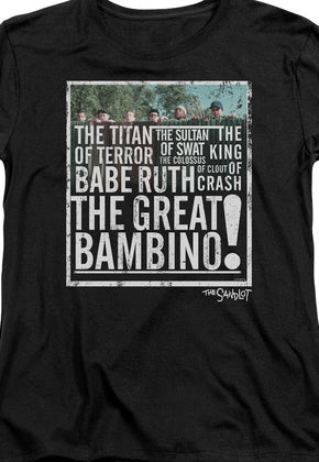Womens The Great Bambino Sandlot Shirt