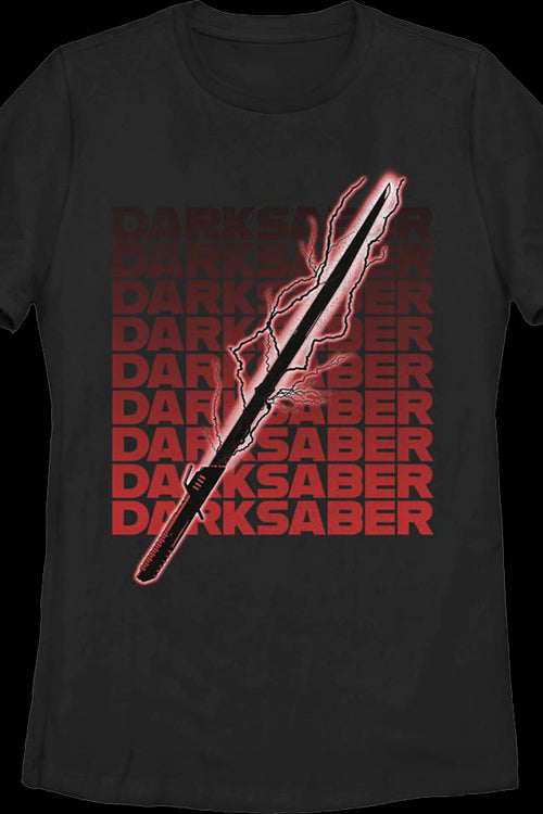 Womens The Mandalorian Electrical Darksaber Star Wars Shirtmain product image