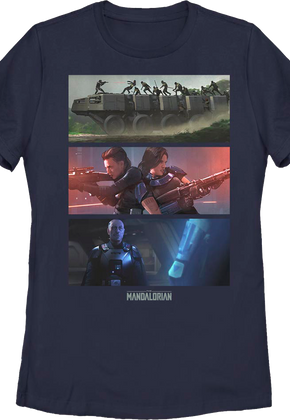 Womens The Mandalorian Panels Star Wars Shirt