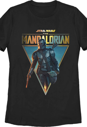 Womens The Mandalorian Season 2 Poster Star Wars Shirt