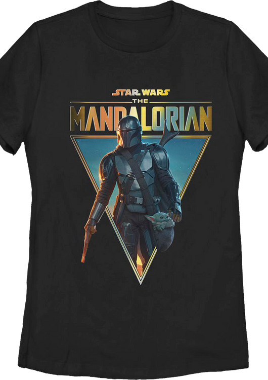 Womens The Mandalorian Season 2 Poster Star Wars Shirt - main product image