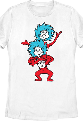 Womens Thing One & Thing Two Dr. Seuss Shirt