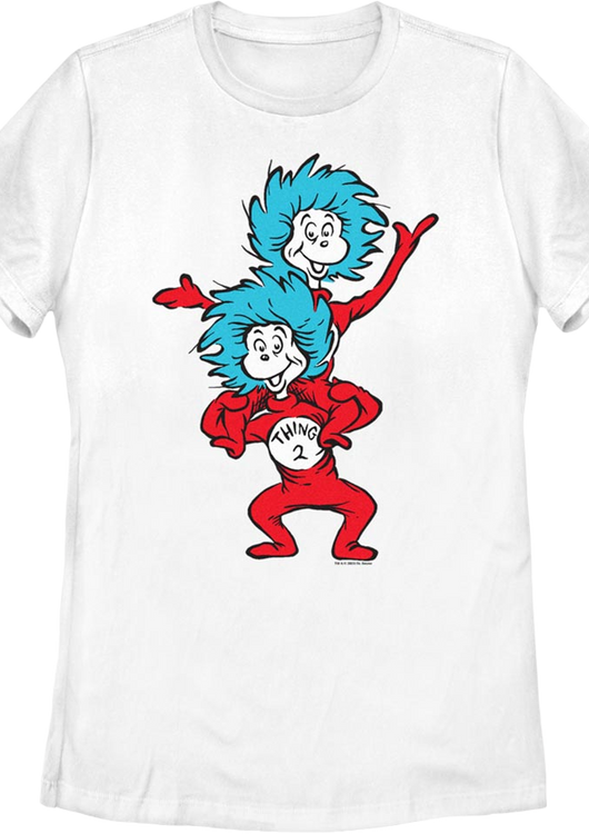 Womens Thing One & Thing Two Dr. Seuss Shirt - main product image