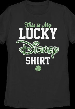 Womens This Is My Lucky Disney Shirt