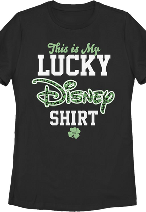 Womens This Is My Lucky Disney Shirt