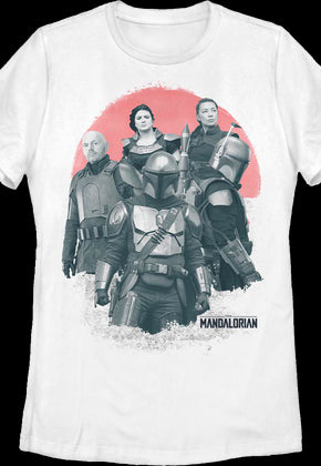 Womens Tragedy Collage The Mandalorian Star Wars Shirt