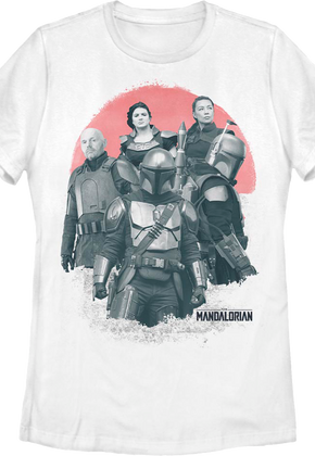 Womens Tragedy Collage The Mandalorian Star Wars Shirt