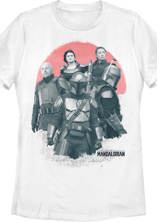 Womens Tragedy Collage The Mandalorian Star Wars Shirt - main product image