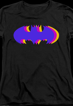 Womens Tri Symbol Batman Shirt