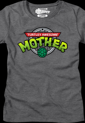 Womens Turtley Awesome Mother Teenage Mutant Ninja Turtles Shirt