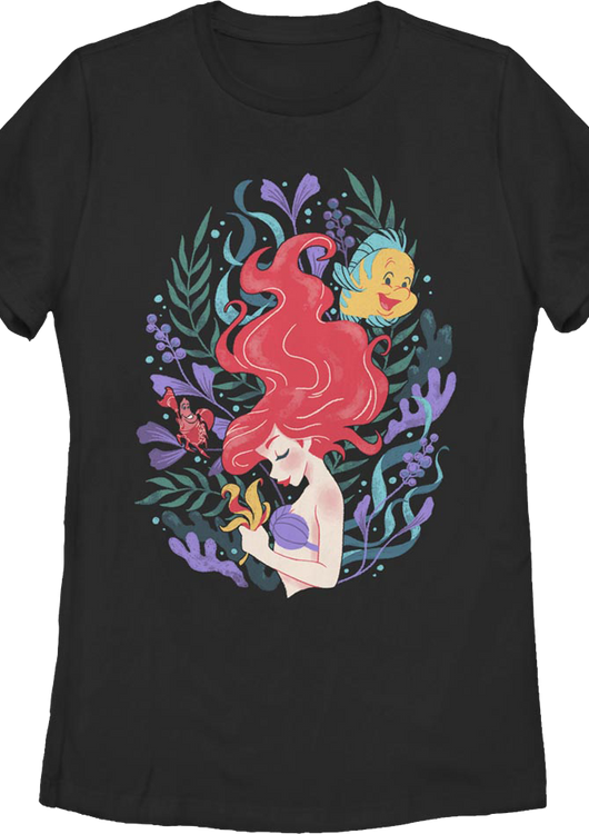 Womens Under The Sea Little Mermaid Shirt - main product image