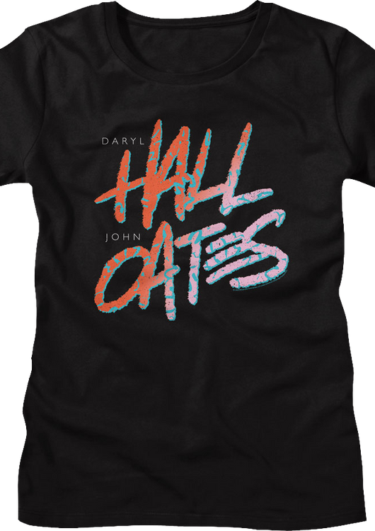 Womens Vintage Names Hall & Oates Shirt - main product image