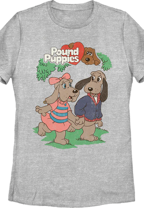 Womens Violet and Cooler Pound Puppies Shirt