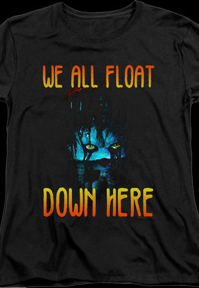 Womens We All Float Down Here IT Shirt