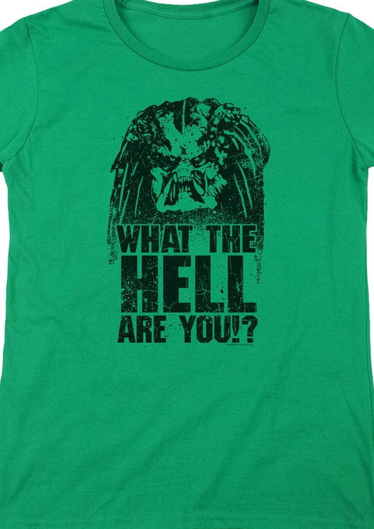 Womens What The Hell Are You Predator Shirt - main product image