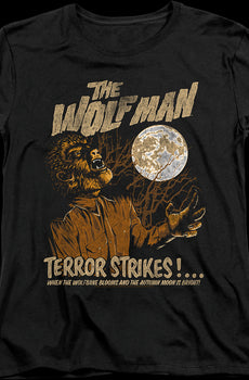 Womens Wolf Man Shirt