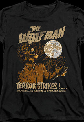 Womens Wolf Man Shirt