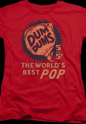 Womens World's Best Pop Dum-Dums Shirt