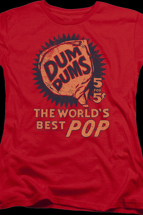 Womens World's Best Pop Dum-Dums Shirtmain product image