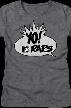 Womens Yo! MTV Raps Vintage Logo MTV Shirt
