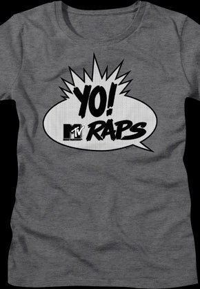 Womens Yo! MTV Raps Vintage Logo MTV Shirt