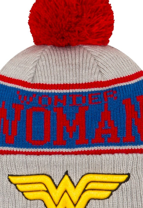 Wonder Woman DC Comics Pom Pom Beanie