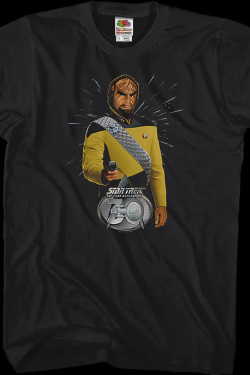 Worf 30th Anniversary Star Trek The Next Generation T-Shirtmain product image