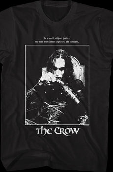 World Without Justice The Crow T-Shirt