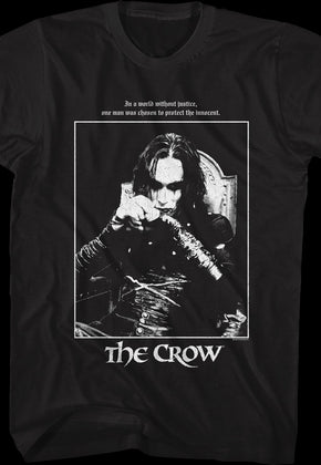World Without Justice The Crow T-Shirt