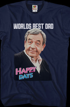 World's Best Dad Happy Days T-Shirt