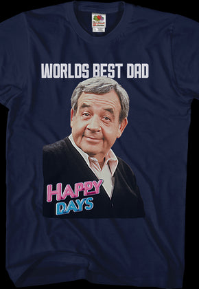 World's Best Dad Happy Days T-Shirt