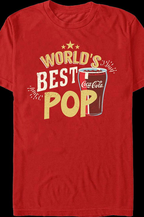 World's Best Pop Coca-Cola T-Shirtmain product image