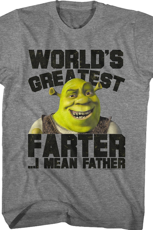 World's Greatest Father Shrek T-Shirtmain product image